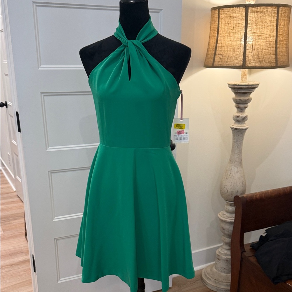 Alex Marie Strapless Green Dress
